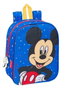 Safta Mochila Guarderia Adapt Carro Intercambi Mickey Mouse "Good Day" 22 x 27 x 10 cm - Sac à dos garderie adaptable poussette