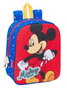 Safta Mochila Guarderia Adapt Carro Intercambi Mickey Mouse "Good Day" 22 x 27 x 10 cm - Sac à dos garderie adaptable poussette