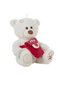 Creaciones Llopis - Peluche ours blanc messager 25 cm