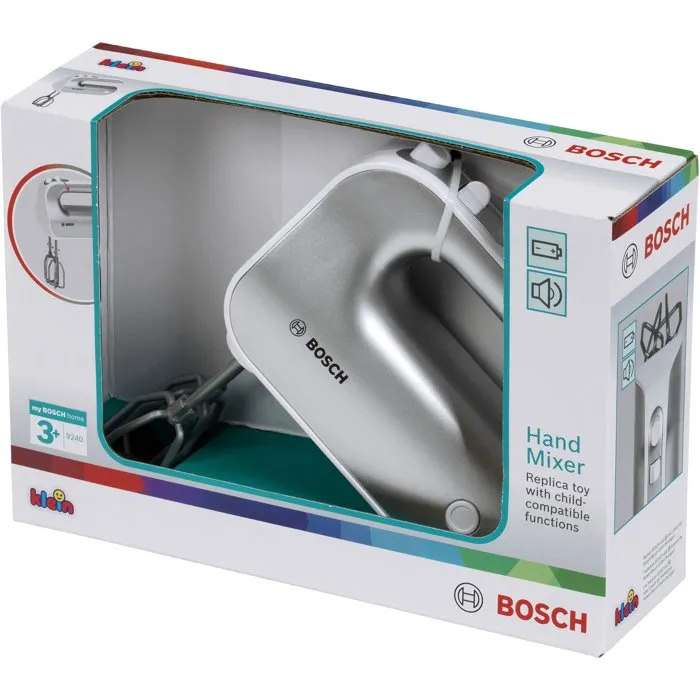 Bosch - Batteur Électronique Jouet Réaliste pour Enfants - Imitation Appareil de Cuisine avec Fouets Tournants - Fonction Sonore - À Partir de 3 Ans