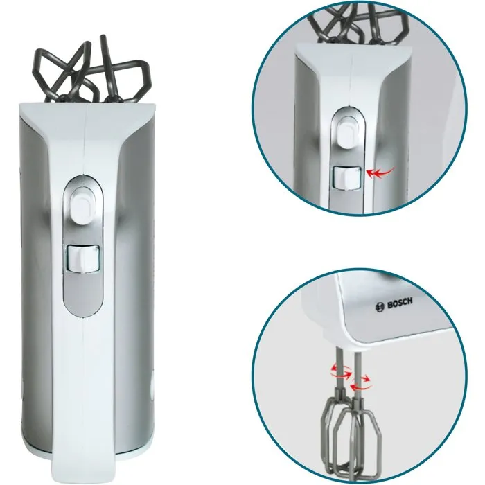 Bosch - Batteur Électronique Jouet Réaliste pour Enfants - Imitation Appareil de Cuisine avec Fouets Tournants - Fonction Sonore - À Partir de 3 Ans