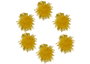 Innspiro Pompons brillants jaunes 25mm 20u
