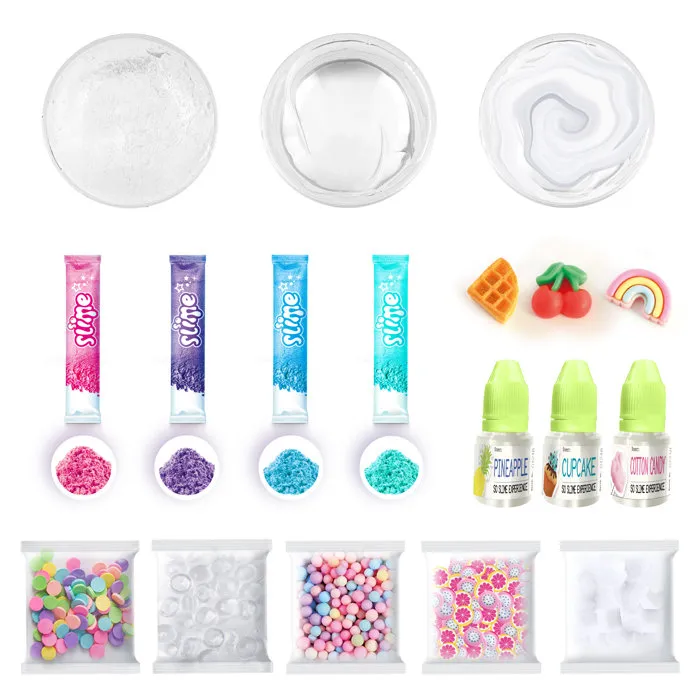 Canal Toys - So Slime Slime Experience Set Premium SSC 342 - Kit Créatif avec 3 Pots de Slime, Colorants et Décorations - À partir de 6 ans