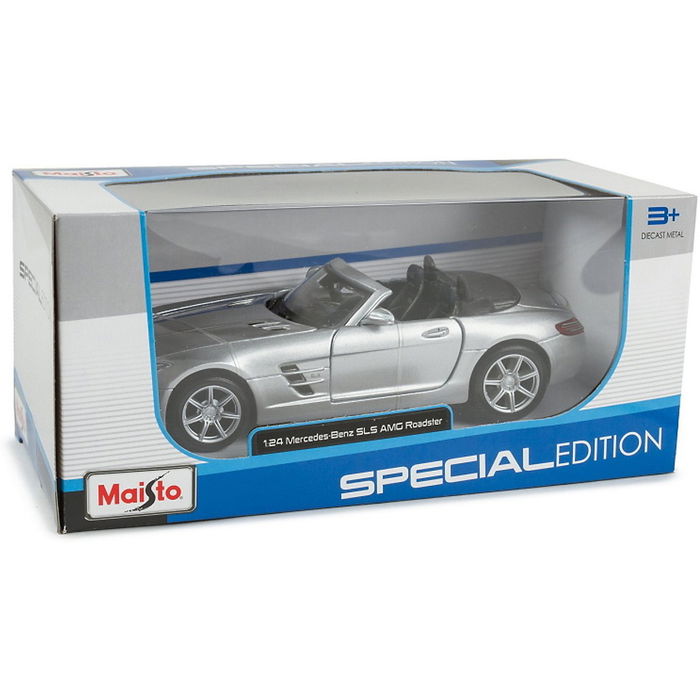 Maisto Coffret de voiture Mercedes-Benz SLS AMG Roadster Special Edition - Modèle réduit pour garçons dès 3 ans - Référence MAI31272 Maisto Coffret de voiture Mercedes-Benz SLS AMG Roadster Special Edition - Modèle réduit pour garçons dès 3 ans - Référence MAI31272