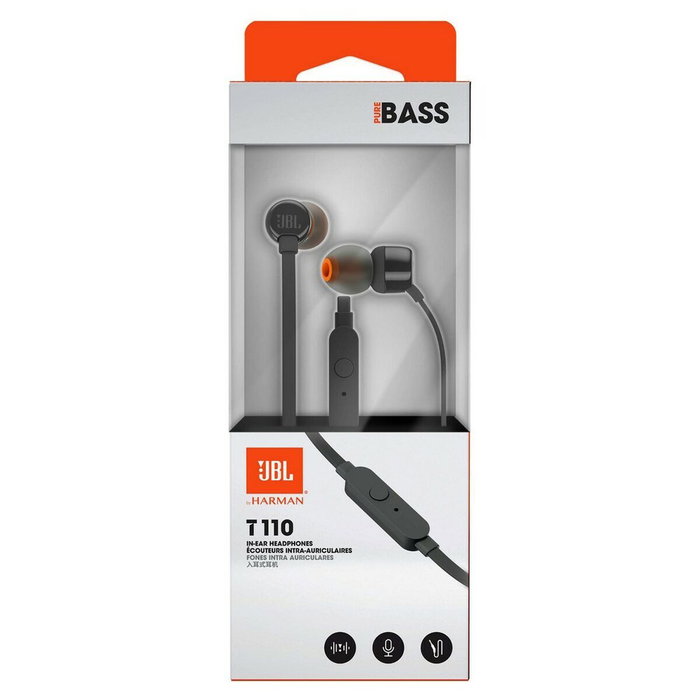 Casque bouton JBL T110 Noir