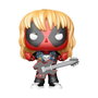 Funko Pop & T-Shirt Deadpool - Heavy Metal - Taille M - Figurine Funko Pop Metallic et T-shirt à Manches Courtes - Licence Marvel