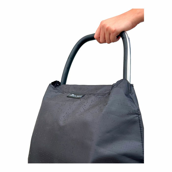 Protection contre la pluie pour chariot de courses Rolser M Ripstop Reflectant Noir 77 x 62 cm