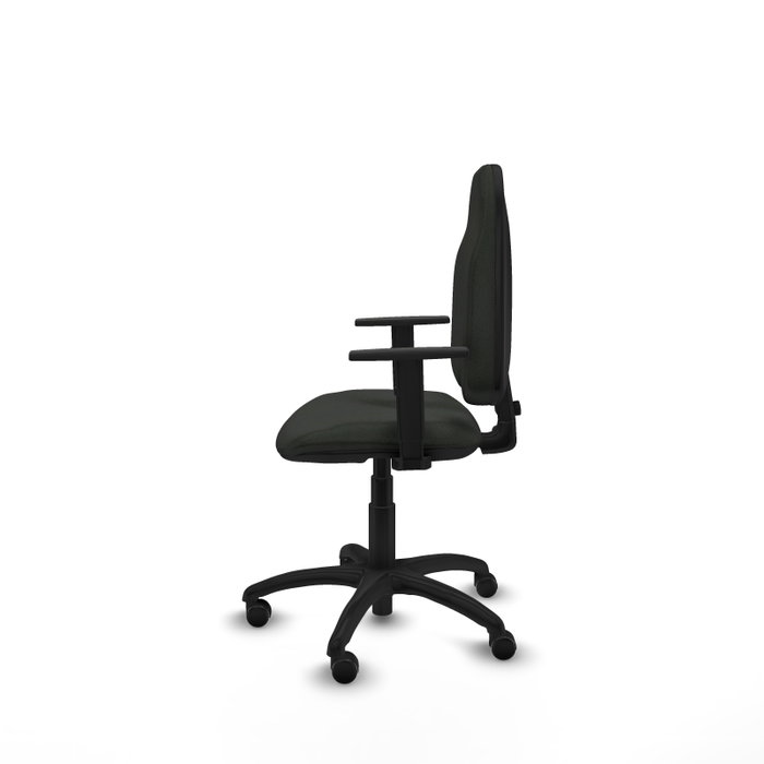 PIQUERAS Y CRESPO Chaise de bureau Algarra noire avec mécanisme de contact permanent