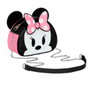 Karactermania - Sac à dos Disney Minnie Heady - 15 x 20.5 x 7 cm