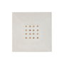 Home ESPRIT Décoration murale Scandi Boulettes Blanc Naturel 80 x 6 x 80 cm