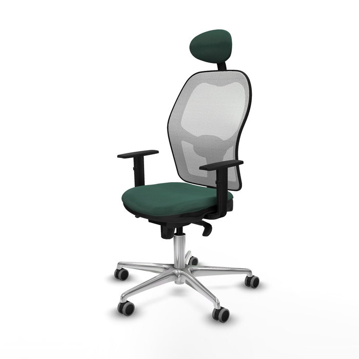 Piqueras y Crespo Chaise de Bureau avec Appui-tête 1D086G1 Vert Piqueras y Crespo Chaise de Bureau avec Appui-tête 1D086G1 Vert