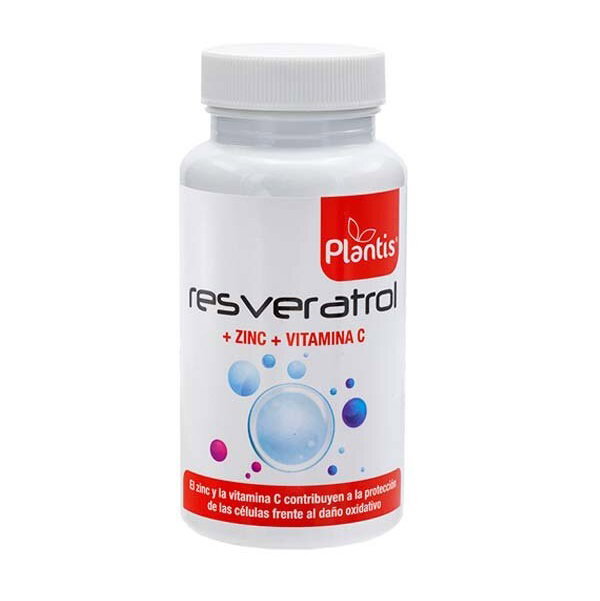 PLANTIS Resvératrol + Vitamine C + Zinc 60 capsules PLANTIS Resvératrol + Vitamine C + Zinc 60 capsules
