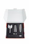 Alessi 5050SET I Lunar Eclipse Set Accessoires Cocktail en Acier Inoxydable 18/10 - Coctelera, Mesure, Colador, Mezclador