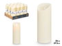 GIFTDECOR Bougie LED Haute Crème-Jaune