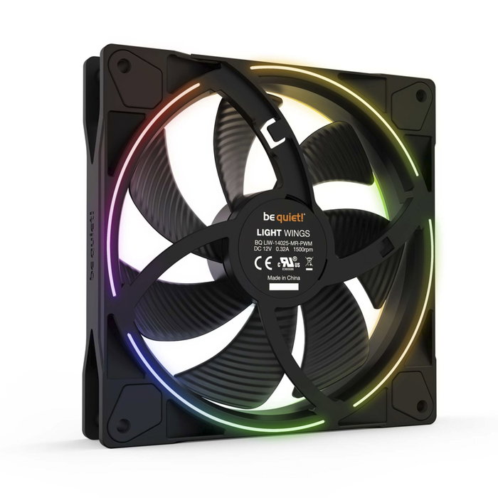 be quiet! Light Wings PWM 140mm Black (Pack de 3) 140mm