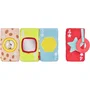 Sophie La Girafe Cartes sensorielles Velcro avec matières variées et braille
