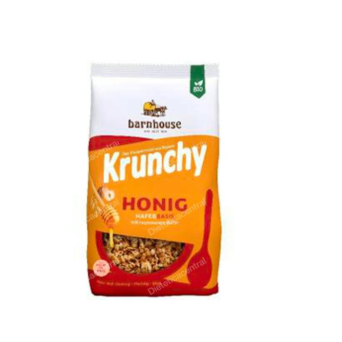 BARNHOUSE Muesli Krunchy Miel 600g Bio - Céréales Croquantes au Miel et aux Noisettes BARNHOUSE Muesli Krunchy Miel 600g Bio - Céréales Croquantes au Miel et aux Noisettes