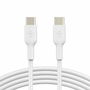 Câble USB-C vers USB-C Belkin CAB003BT2MWH Blanc 2 m