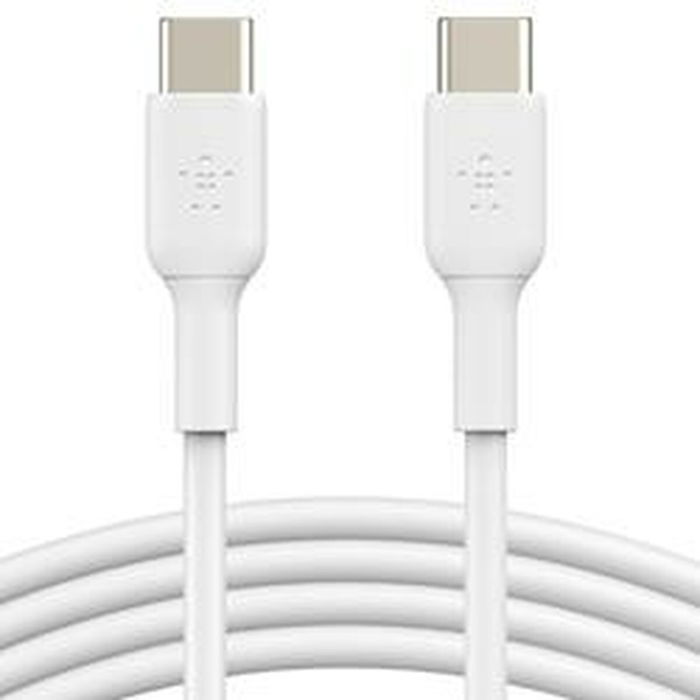 Câble USB-C vers USB-C Belkin CAB003BT2MWH Blanc 2 m