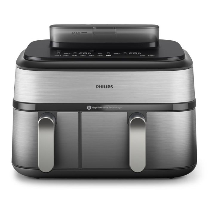 Philips NA555/00 Friteuse sans huile Airfryer Dual Basket 9L 2750W argent