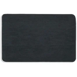 Today UTILITY Tapis de bain ultra absorbant - 40 x 60 cm - Noir (Noir) - Anti-dérapant - Séchage rapide - Polyester