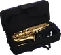 SML Saxophone Soprano Courbé Sc620 SML, Sib, Laqué Doré, avec Kit BG