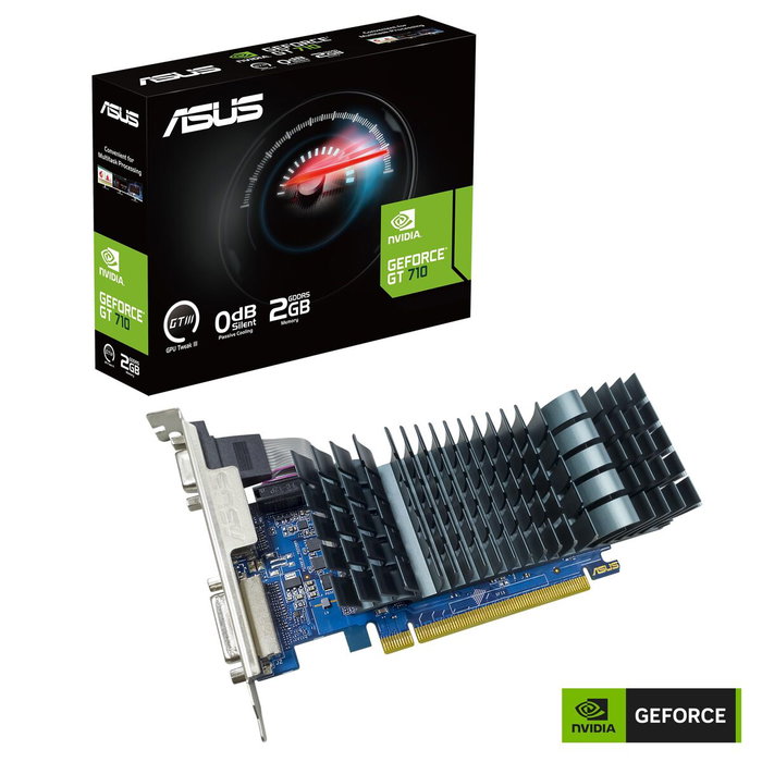 Carte Graphique Asus 90YV0ALA-M0NA00 NVIDIA GeForce GT 710 GDDR5