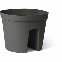 Garden Id Pot balustrade Smile - Anthracite - 30 cm