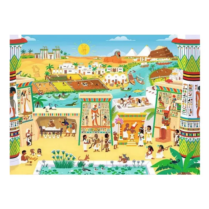 Nathan Jeux Puzzle Kididoc Au temps des pharaons Nathan Jeux Puzzle Kididoc Au temps des pharaons