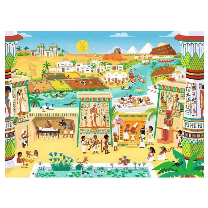 Nathan Jeux Puzzle Kididoc Au temps des pharaons Nathan Jeux Puzzle Kididoc Au temps des pharaons