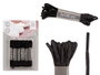 ARTE REGAL Lot de 48 cordons noirs 100 cm