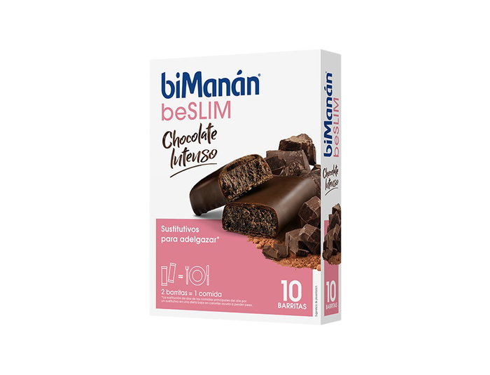 BIMANAN beSLIM Barritas Chocolate Intenso 10 uds BIMANAN beSLIM Barritas Chocolate Intenso 10 uds