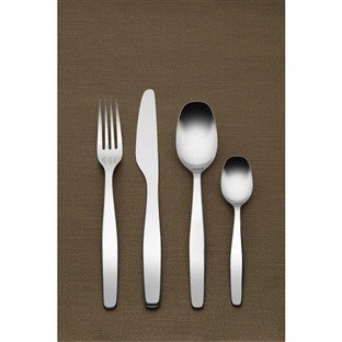 Alessi ANF06S24 Itsumo Cubertería 24 Pièces Acier Inoxydable 18/10 de Naoto Fukasawa