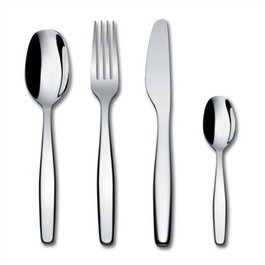 Alessi Itsumo Set de Couverts 24 Pièces en Acier Inoxydable 18/10