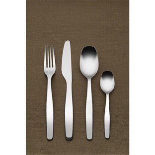 Alessi ANF06S24 Itsumo Cubertería 24 Pièces Acier Inoxydable 18/10 de Naoto Fukasawa