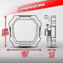 I-Watts Projecteur LED de chantier I-SPC50-4500SMD 50 W 4500 lumens