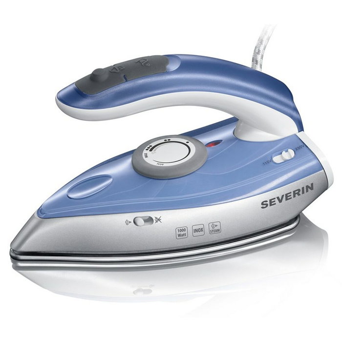 Severin BA3234 Fer à vapeur 1000 W Bleu et Argenté