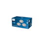 Philips Sparkle Pack de 3 Downlight LED Rond 5,5W 350Lm Plaqué Nickel 2700K