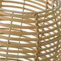 BigBuy Home Lanterne Naturel Fer Rotin 21 x 21 x 32 cm