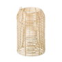 BigBuy Home Lanterne Naturel Fer Rotin 21 x 21 x 32 cm