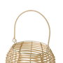 BigBuy Home Lanterne Naturel Fer Rotin 21 x 21 x 32 cm