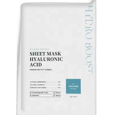 Village 11 HYDRO BOOST Masque en tissu à l'acide hyaluronique 23 g