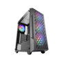 Mars Gaming Boîtier PC Mid-Tower GEO ATX avec fenêtre vitre trempée 4 ventilateurs RGB