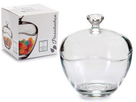 Pasabahce Bombonera Toscana en verre transparent 13x15x13 cm (Set de 16)