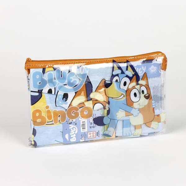 Cerdá Pijama Neceser avec bretelles pour enfant 4 ans, Bluey, Single Jersey, taille 4 ans
