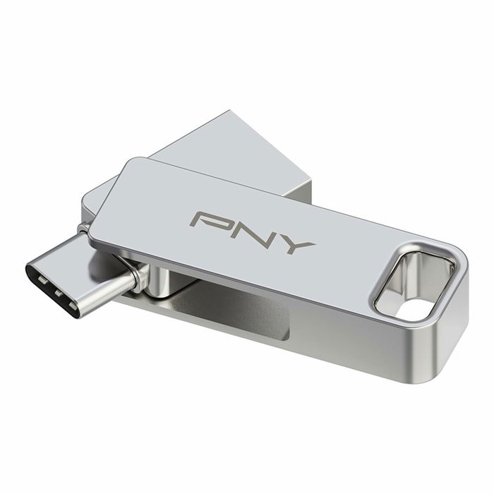 Clé USB PNY PFDI64GDULINKTYCG Argenté Acier 64 GB Clé USB PNY PFDI64GDULINKTYCG Argenté Acier 64 GB