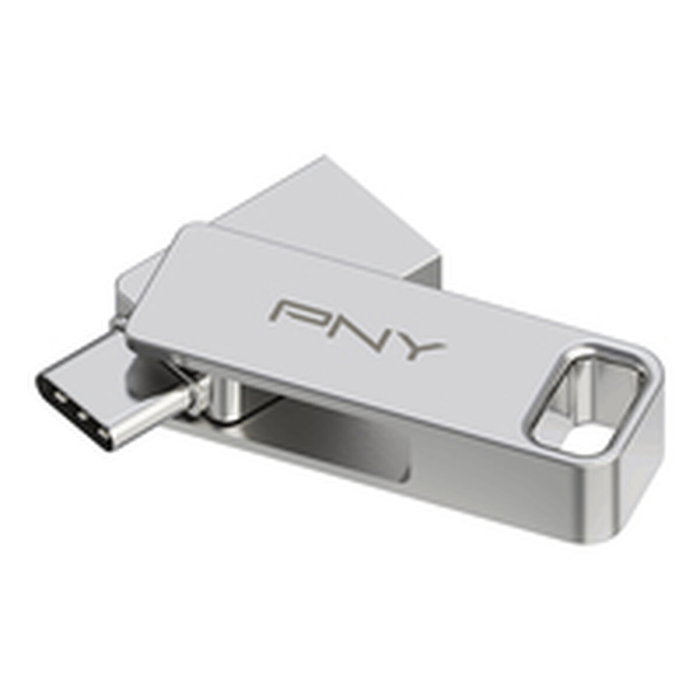 Clé USB PNY PFDI64GDULINKTYCG Argenté Acier 64 GB Clé USB PNY PFDI64GDULINKTYCG Argenté Acier 64 GB