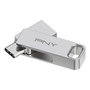 Clé USB PNY PFDI64GDULINKTYCG Argenté Acier 64 GB