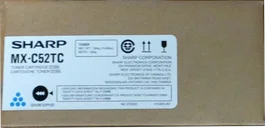 Sharp MX-C52TC Toner cyan pour imprimante, 14200 pages