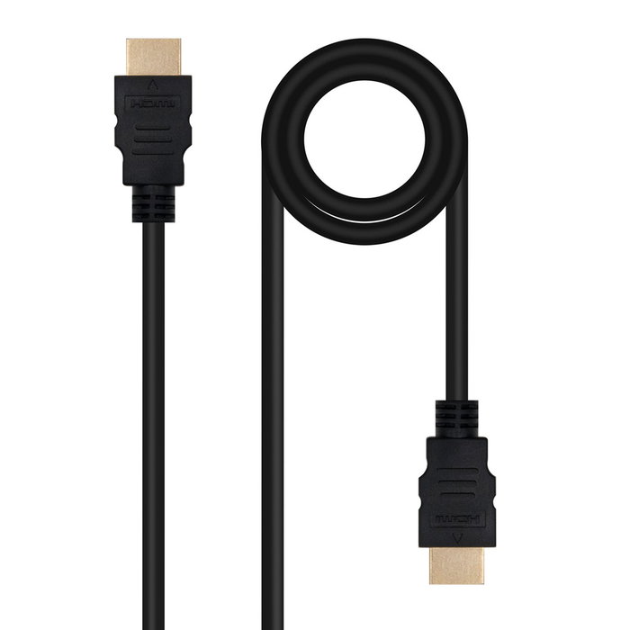 Nanocable Câble HDMI 2.0 3M Macho - Macho 4K@60Hz 18Gbps HDR Noir Nanocable Câble HDMI 2.0 3M Macho - Macho 4K@60Hz 18Gbps HDR Noir